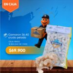CAMARÓN 36.40 CRUDO PELADO | CAJA 10 KILOS (10 BOLSAS DE 1KG) | NEWMAR