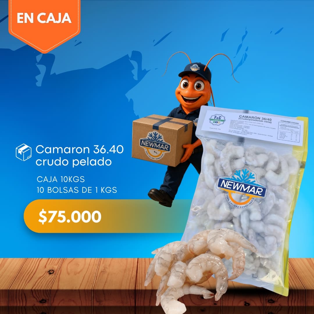 Camarón 36.40 crudo pelado-2 Camarón 36.40 crudo pelado