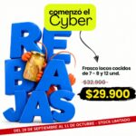 Frasco locos cocidos de 7 8 y 12 unidades