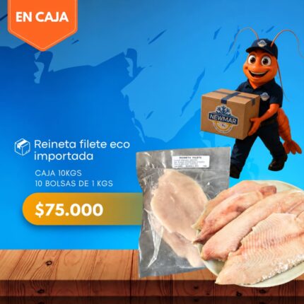 REINETA FILETE ECO IMPORTADA | CAJA 10 KILOS (10 BOLSAS DE 1KG) | NEWMAR
