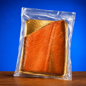SALMÓN PORCIÓN AHUMADO CALIENTE 300 A 350 GRS | NEWMAR