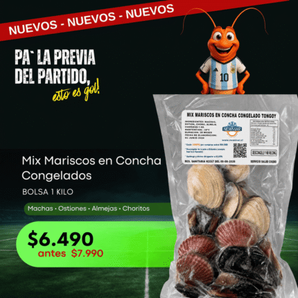 MIX DE MARISCOS EN CONCHA 1 KG | NEWMAR