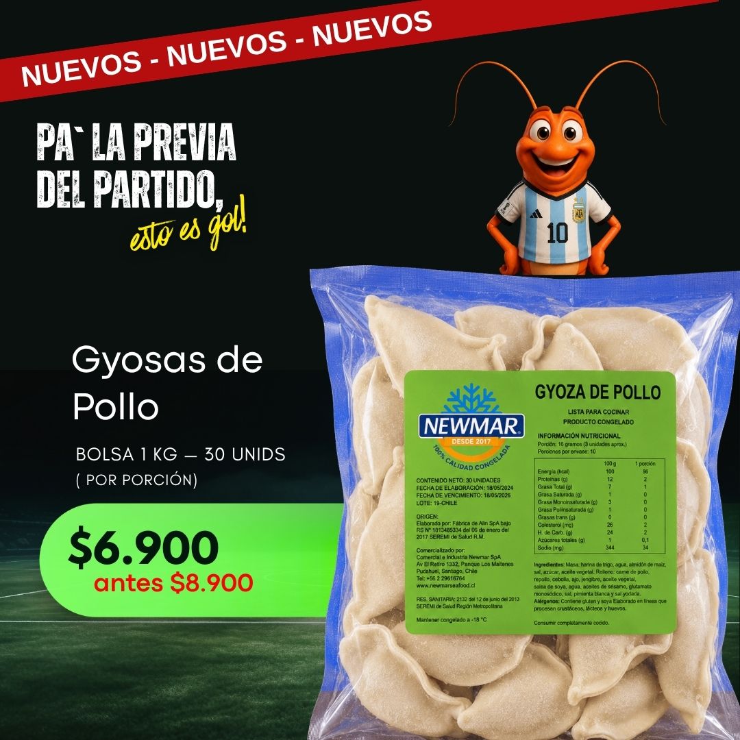newmar mundial gyosas de pollo Gyosas de Pollo Mundial Newmar