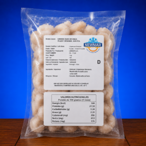 CAMARÓN ECUATORIANO 36/40 CRUDO PELADO DESVENADO 1 KG | NEWMAR