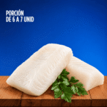 MERLUZA AUSTRAL PORCIÓN SIN PIEL 1KG BOLSA