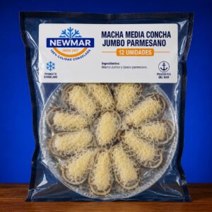 MACHA MEDIA CONCHA JUMBO PARMESANO 12 UNIDADES | NEWMAR
