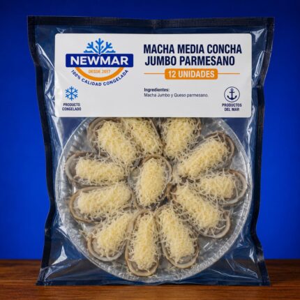 MACHA MEDIA CONCHA JUMBO PARMESANO 12 UNIDADES | NEWMAR
