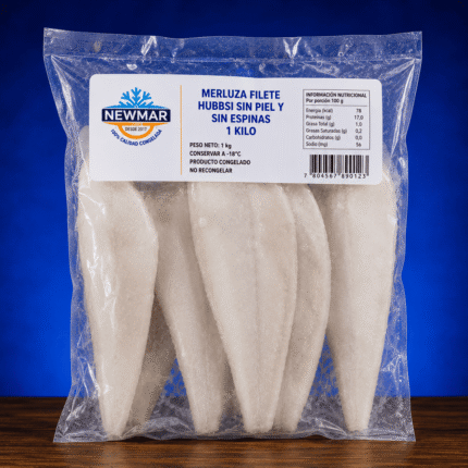 MERLUZA HUBBSI FILETE SIN PIEL Y SIN ESPINAS 1 KG | NEWMAR