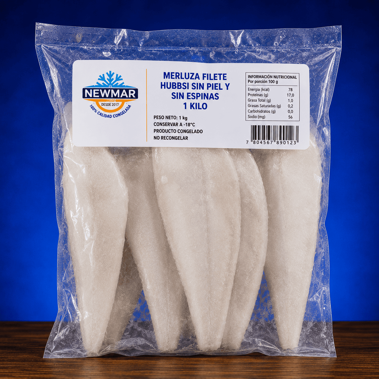 MERLUZA HUBBSI FILETE SIN PIEL Y SIN ESPINAS 1 KG | NEWMAR MERLUZA HUBBSI FILETE SIN PIEL Y SIN ESPINAS 1 KG | NEWMAR