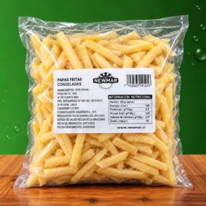 PAPAS FRITAS PREFRITAS CONGELADAS CORTE 12 MM 1 KG | NEWMAR