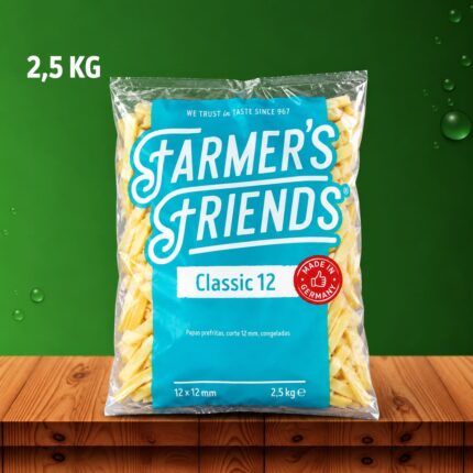 PAPAS FRITAS PREFRITAS CONGELADAS CORTE 12 MM 2 KG | NEWMAR