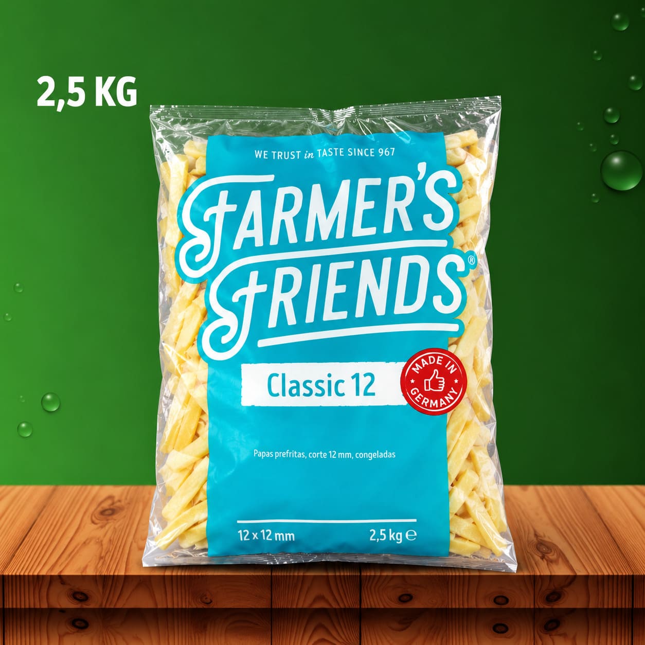 PAPAS FRITAS PREFRITAS CONGELADAS CORTE 12 MM 2 KG | NEWMAR PAPAS FRITAS PREFRITAS CONGELADAS CORTE 12 MM 2 KG | NEWMAR